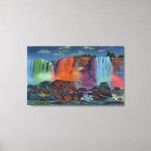 Toile Marcher jusqu'à la grotte des vents à la nuit