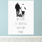 Toile Marcher l'un l'autre Accueil Inspirational Citatio (Insitu (Plancher de Bois))