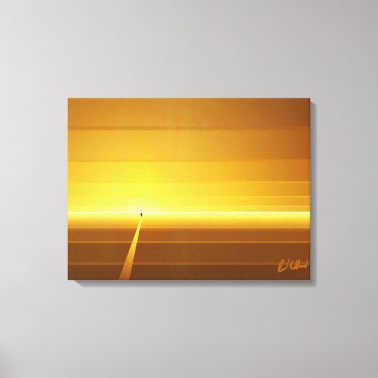 Toile Marcher sur la ligne (Recto)