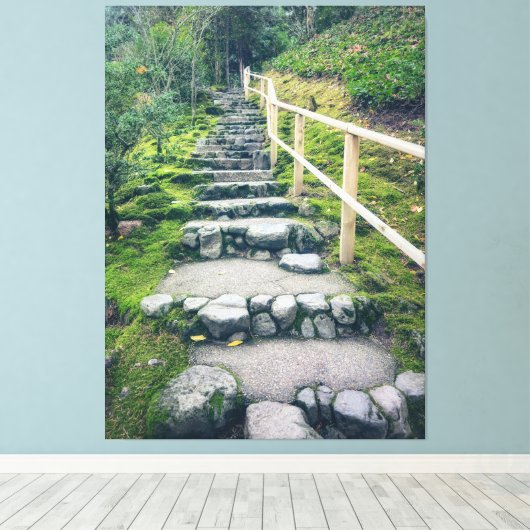 Toile Marches de pierre dans le parc (Insitu (Plancher de Bois))