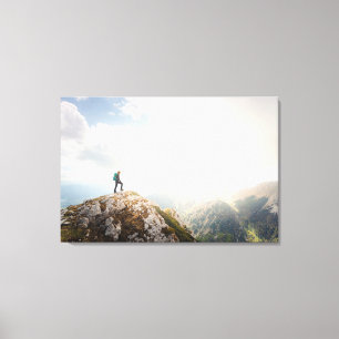 Toile Marcheur de montagne