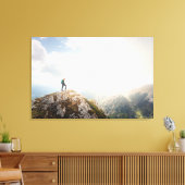 Toile Marcheur de montagne (Insitu(Salon))