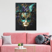 Toile Mardi Gras Masquerade Masque Masque Design (Insitu(Salon))