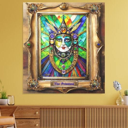 Toile Mardi Gras Realm Portraits - La Prêtre (Insitu(Salon))