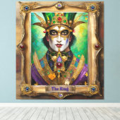 Toile Mardi Gras Realm Portraits - Le Roi (Insitu (Plancher de Bois))
