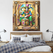 Toile Mardi Gras Realm Portraits - Voyageur du temps (Insitu(Chambre))