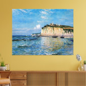 Toile Marée basse à Pourville (Insitu(Salon))