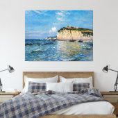 Toile Marée basse à Pourville (Insitu(Chambre))