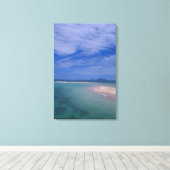 Toile Marée basse sur la plage (Insitu (Plancher de Bois))