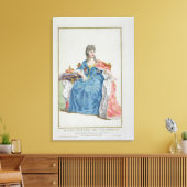 Toile Margaret (1353-1412) Reine du Danemark, de Norvège (Insitu(Salon))