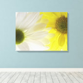 Toile Marguerite jaune et blanc (Insitu (Plancher de Bois))