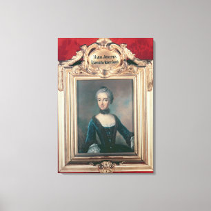 Toile Maria Josepha d'épouse de la Bavière deuxièmes de