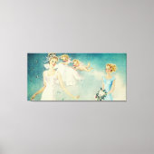 Toile Mariage Angel Vintage Bride Imprimer (Recto)