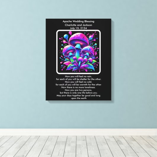 Toile Mariage Apache Bénédiction de l'Imaginaire de cham (Insitu (Plancher de Bois))