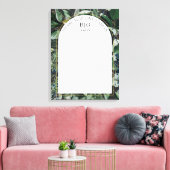 Toile Mariage botanique stylé réserve d'hôte alternative (Insitu(Salon))