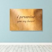 Toile Mariage cuivre (Insitu (Plancher de Bois))