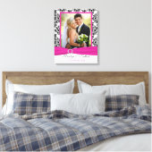 Toile Mariage damassé rose, noire, blanche (Insitu(Chambre))
