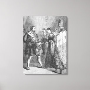 Toile Mariage de Henry VIII et de Catherine Parr