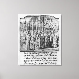 Toile Mariage de roi de Charles VI de la France