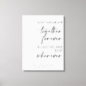 Toile Mariage de siège ouvert // Pas de plan de siège (Recto)