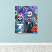 TOILE MARIAGE DIA DE LOS MUERTOS (Insitu (Plancher de Bois))