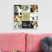 Toile mariage enrobée - Couleur personnalisée (Insitu(Salon))