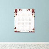 Toile Mariage floral de safran rose de Bourgogne (Insitu (Plancher de Bois))