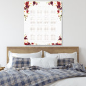 Toile Mariage floral de safran rose de Bourgogne (Insitu(Chambre))