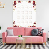 Toile Mariage floral de safran rose de Bourgogne (Insitu(Salon))