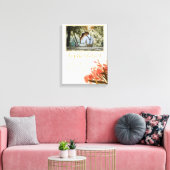 Toile Mariage Forever Golden Script Oleander Floral (Insitu(Salon))