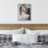 Toile Mariage moderne Elégant photo complète personnalis (Insitu(Chambre))