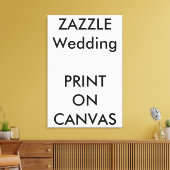 Toile Mariage personnalisé 24"x36" Canvas Photo Impressi (Insitu(Salon))