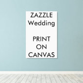 Toile Mariage personnalisé 24"x36" Canvas Photo Impressi (Insitu (Plancher de Bois))