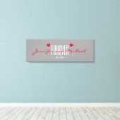 Toile Mariage personnalisée (Insitu (Plancher de Bois))