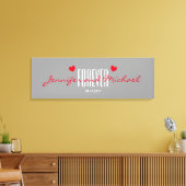 Toile Mariage personnalisée (Insitu(Salon))