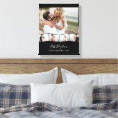 Toile Mariage Photo Collage Zigzag Image Strip personnal (Insitu(Chambre))