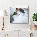 Toile Mariage Photo Nom de conservation personnalisé Dat<br><div class="desc">Ajoutez du texte à vos photos mariages et faites-les imprimer sur une toile. Fait un grand cadeau de souvenir pour les jeunes mariés ou n'importe quel couple.</div>