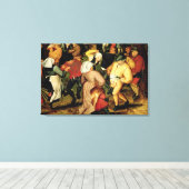 Toile Mariage rustique, détail des gens qui dansent (Insitu (Plancher de Bois))