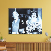 Toile Mariages vintages de jeunes mariés (Insitu(Salon))