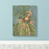 Toile Marie Antoinette DIMENSIONS OPTIONS - (Insitu (Plancher de Bois))