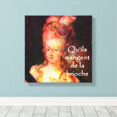 Toile Marie Antoinette-Laissez-les manger du gâteau (Insitu (Plancher de Bois))