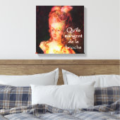 Toile Marie Antoinette-Laissez-les manger du gâteau (Insitu(Chambre))