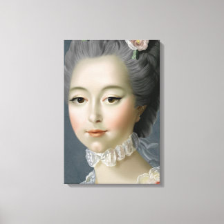 Toile Marie Antoinette – Romantic Rococo Portrait