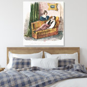 Toile Marie Dorval dans le rôle d'Adele d'Hervey (Insitu(Chambre))