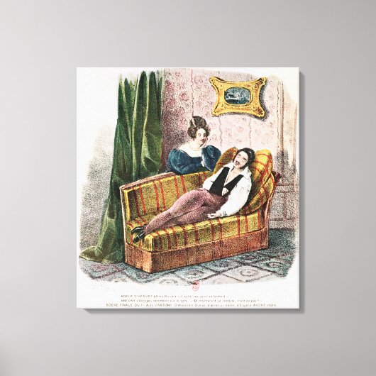 Toile Marie Dorval dans le rôle d'Adele d'Hervey (Recto)