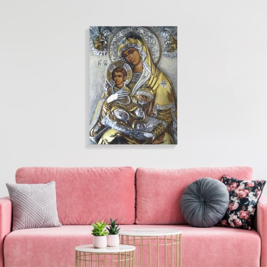 Toile Marie et Jésus (Insitu(Salon))