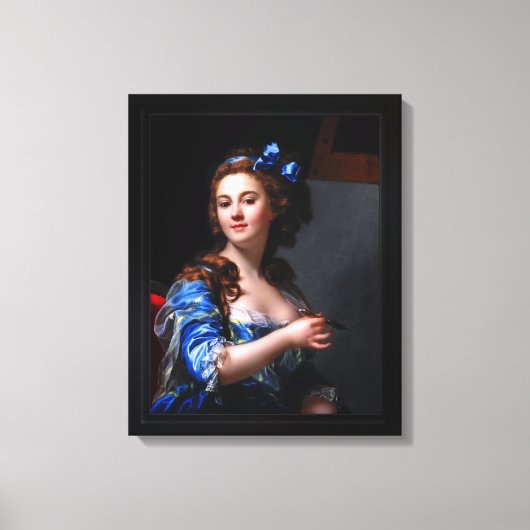 Toile Marie Gabrielle Capet Autoportrait (Recto)
