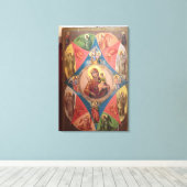 Toile Marie, Jésus et les Anges (Insitu (Plancher de Bois))