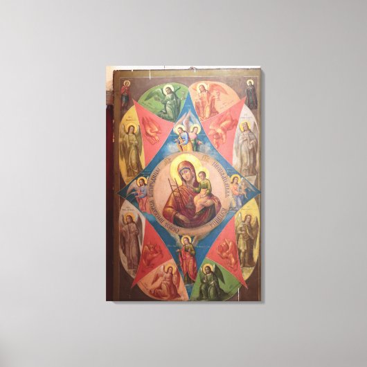 Toile Marie, Jésus et les Anges (Recto)