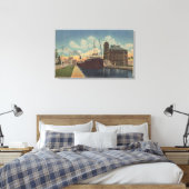Toile Marie, MI - Vue du cargo quittant MacArthur (Insitu(Chambre))